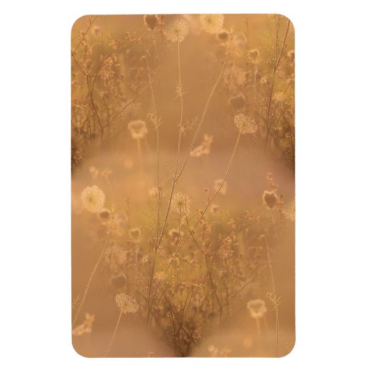 Wilde bloemen met Oranje gloed Magneet (Verticaal)