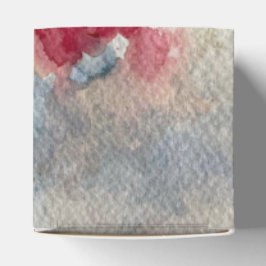 Wilde bloemen met papaver bedankdoosjes