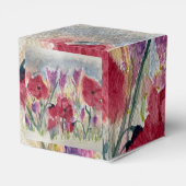 Wilde bloemen met papaver bedankdoosjes (Achterkant)