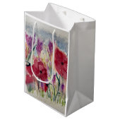 Wilde bloemen met papaver medium cadeauzakje (Voorkant Gekanteld)