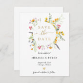 Wilde bloemen, met uitzondering van de datum aankondiging (Voorkant / Achterkant)