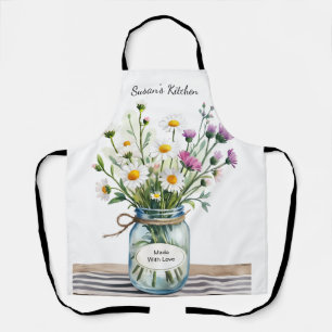 Wilde Bloemen Metselwerkpot Schort