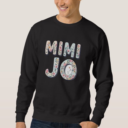 Wilde bloemen Mimi Jo bloem Moederdag Mimi Jo Trui (Voorkant)