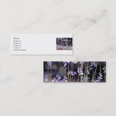 Wilde bloemen mini visitekaartje (Voorkant / Achterkant)