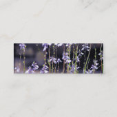 Wilde bloemen mini visitekaartje (Achterkant)