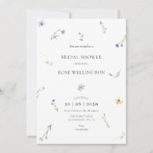Wilde bloemen minimalistisch elegant vrijgezellenf