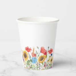 Wilde Bloemen Mix & Match Papieren Bekers