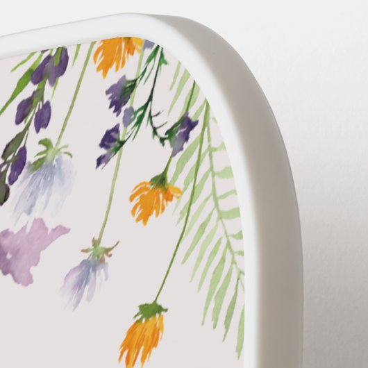 Wilde bloemen Monogram Pickleball Paddle (Links Detail)