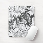 Wilde bloemen Mousepad Flower Art Computer Decor Muismat (Met muis)
