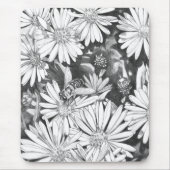 Wilde bloemen Mousepad Flower Art Computer Decor Muismat (Voorkant)