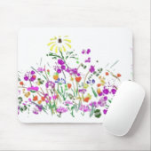 Wilde bloemen muismat (Met muis)