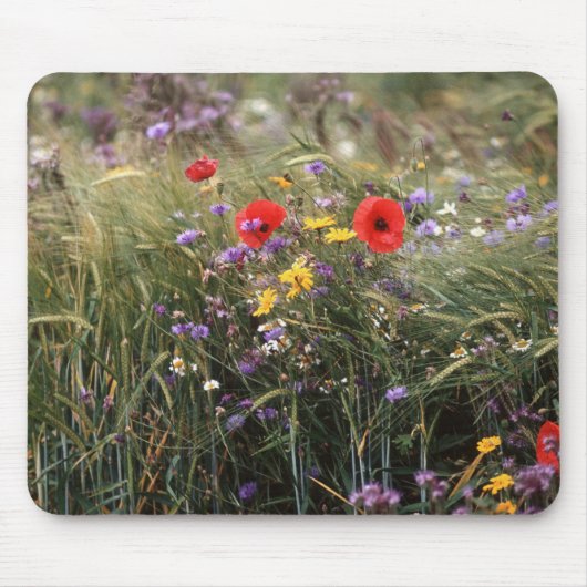 Wilde bloemen muismat (Voorkant)