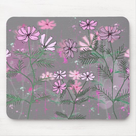 Wilde bloemen muismat (Voorkant)