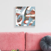 Wilde Bloemen Na de Regen Canvas Afdruk (Insitu (Woonkamer))