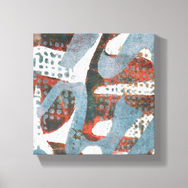 Wilde Bloemen Na de Regen Canvas Afdruk