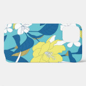 Wilde bloemen naadloos op witte achtergrond Case-Mate iPhone case (Achterkant (horizontaal))