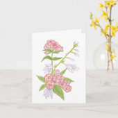 Wilde bloemen Notitiekaart (Gele Bloem)