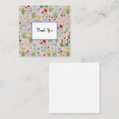  wilde bloemen notitiekaartje (Voorkant / Achterkant)