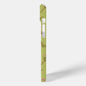 Wilde bloemen op chartreuse groen gegooid Case-Mate iPhone case (Achterkant / Links)