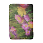 Wilde bloemen op de Waterverf van Dusk - Floral Ar Badmat (Voorkant Verticaal)