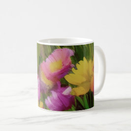 Wilde bloemen op de Waterverf van Dusk - Floral Ar Koffiemok