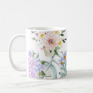 Wilde Bloemen, op een oude fiets Mix & Match Koffiemok