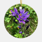 Wilde bloemen op het spoor, Oregon Keramisch Ornament (Voorkant)