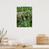 Wilde bloemen op het spoor, Oregon Poster (Keuken)
