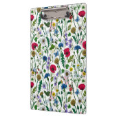 Wilde bloemen op wit klembord (Links)