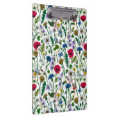 Wilde bloemen op wit klembord (Rechts)