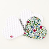 Wilde bloemen op wit notitieboek (Binnen)