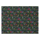 Wilde bloemen op zwart tafelkleed (Voorkant (Horizontaal))