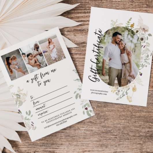 Wilde bloemen | Ovale foto | Fotografie cadeau Kaa