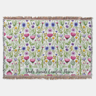 Wilde Bloemen Papa's Haard Comfort Troon Deken