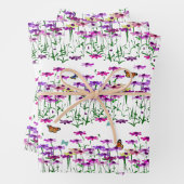 Wilde bloemen Papieren vellen verpakken (In situ)