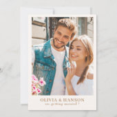 Wilde Bloemen Pastel Bloemrijke Tuinfeest  Bruilof Save The Date (Achterkant)