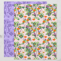 Wilde Bloemen Patch Schrijfboek Papier