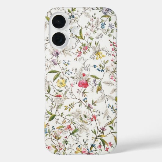 Wilde bloemen patroon iPhone / iPad case (Achterkant)