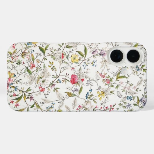 Wilde bloemen patroon iPhone / iPad case (Achterkant (horizontaal))