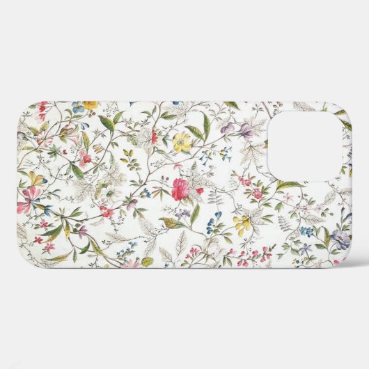 Wilde bloemen  patroon iPhone / iPad case (Achterkant (horizontaal))