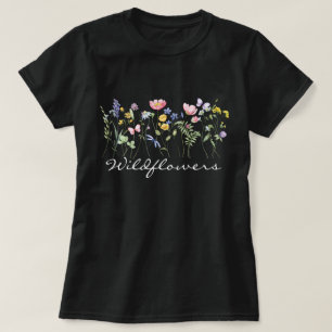 Wilde bloemen Patroon T-shirt