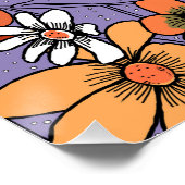 Wilde bloemen perfect poster (Hoek)