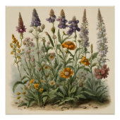  wilde bloemen perfect poster (Voorkant)