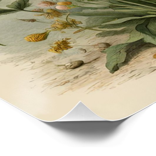  wilde bloemen perfect poster (Hoek)