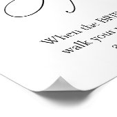 Wilde bloemen Petal Toss Sign Poster (Hoek)