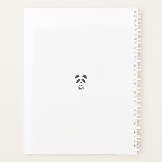  wilde bloemen planner (Achterkant)