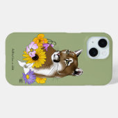 Wilde Bloemen Poema Bergleeuw Poema Case-Mate iPhone Case (Achterkant (horizontaal))