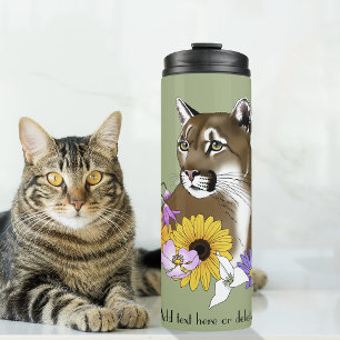 Wilde Bloemen Poema Bergleeuw Poema  Thermosbeker