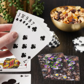 Wilde bloemen pokerkaarten (Insitu)
