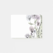 Wilde bloemen post-it® notes (Voorkant)